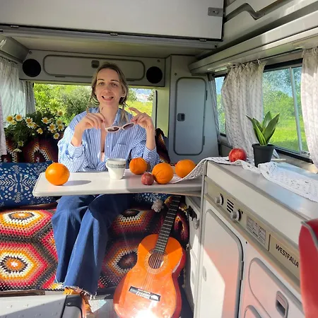 Rent A Vw T3 Camper Van With Blue Classics Luxury tent Portimao