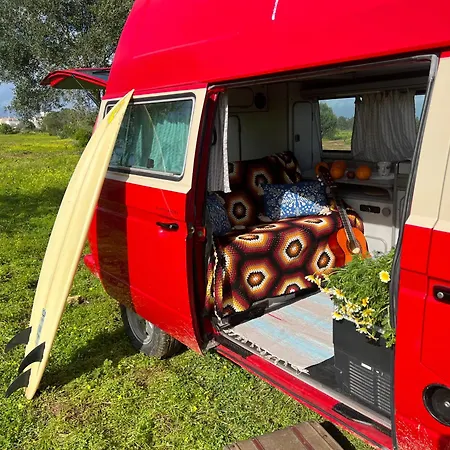 Rent A Vw T3 Camper Van With Blue Classics Luxury tent Portimao